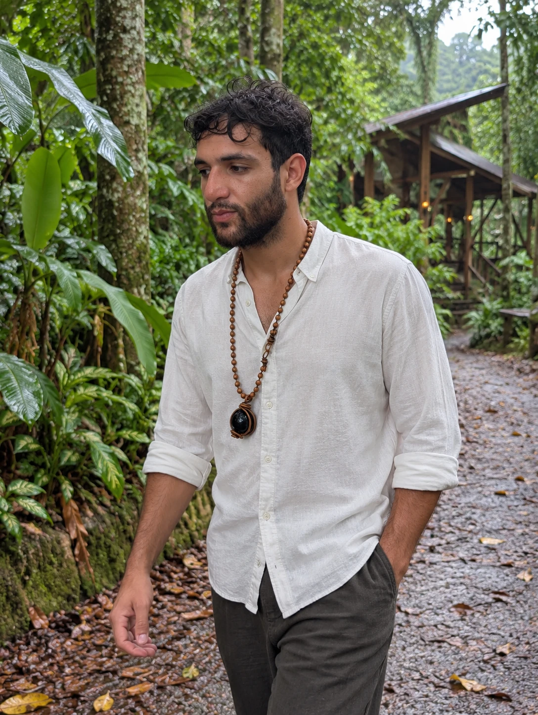 Shamas walking on the land at ZÂRIA